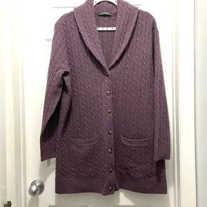 Ralph Lauren Long Cardigan 1x